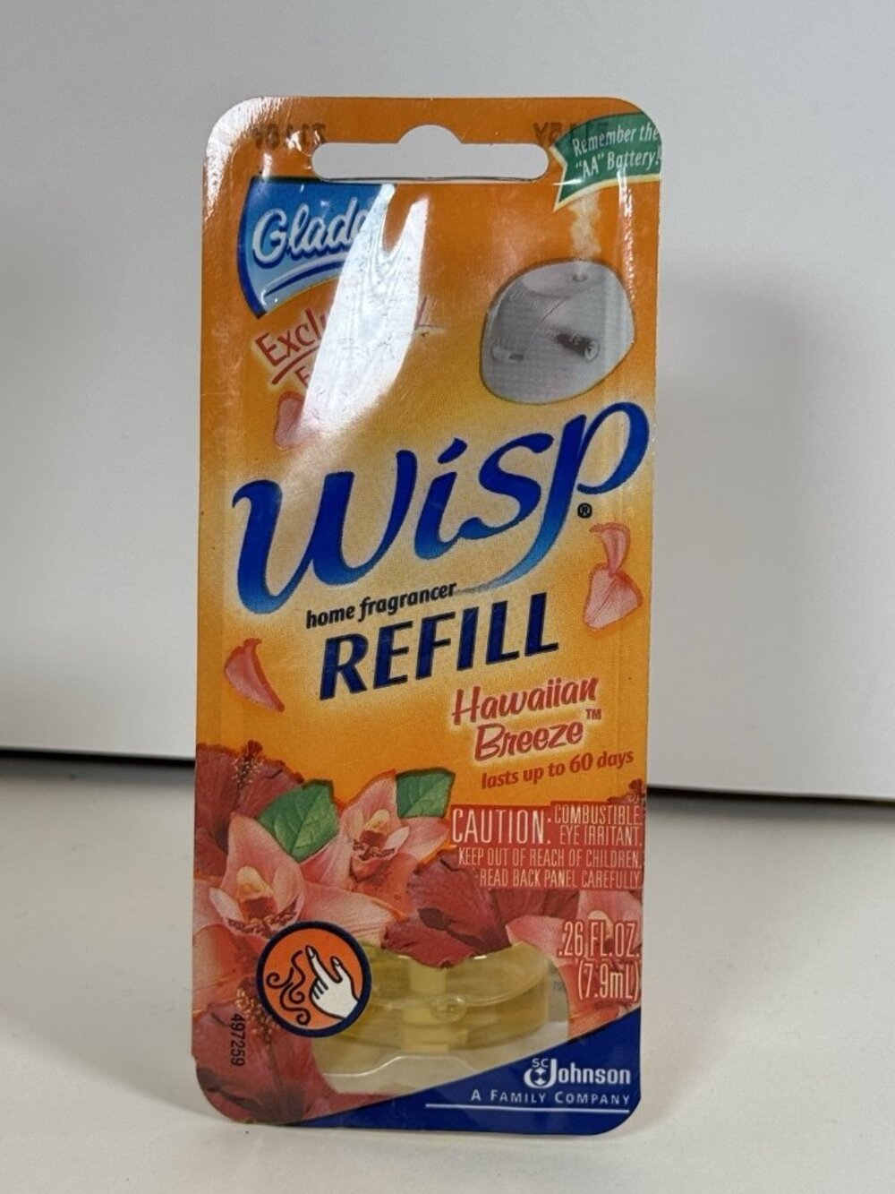 HAWAIIAN BREEZE Glade Wisp Tropical Vintage Y2K Home Fragrance Refill 2004
